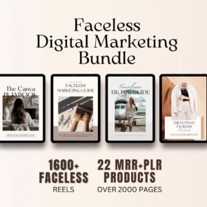 22 Faceless Digital Marketing MRR Products