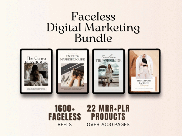 22 Faceless Digital Marketing MRR Products - Image 3