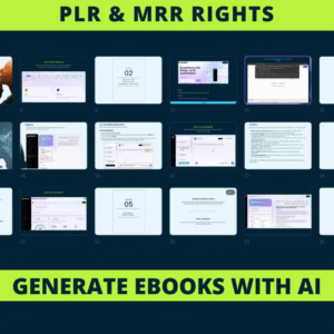 AI eBook Creation Masterclass (Editable + PLR & MRR)