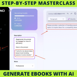 AI eBook Creation Masterclass (Editable + PLR & MRR)