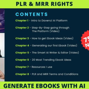 AI eBook Creation Masterclass (Editable + PLR & MRR)