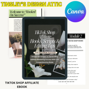 High-Impact TikTok Shop Affiliate Hooks & Scripts (Editable Canva + PLR/MRR)