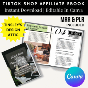 High-Impact TikTok Shop Affiliate Hooks & Scripts (Editable Canva + PLR/MRR)